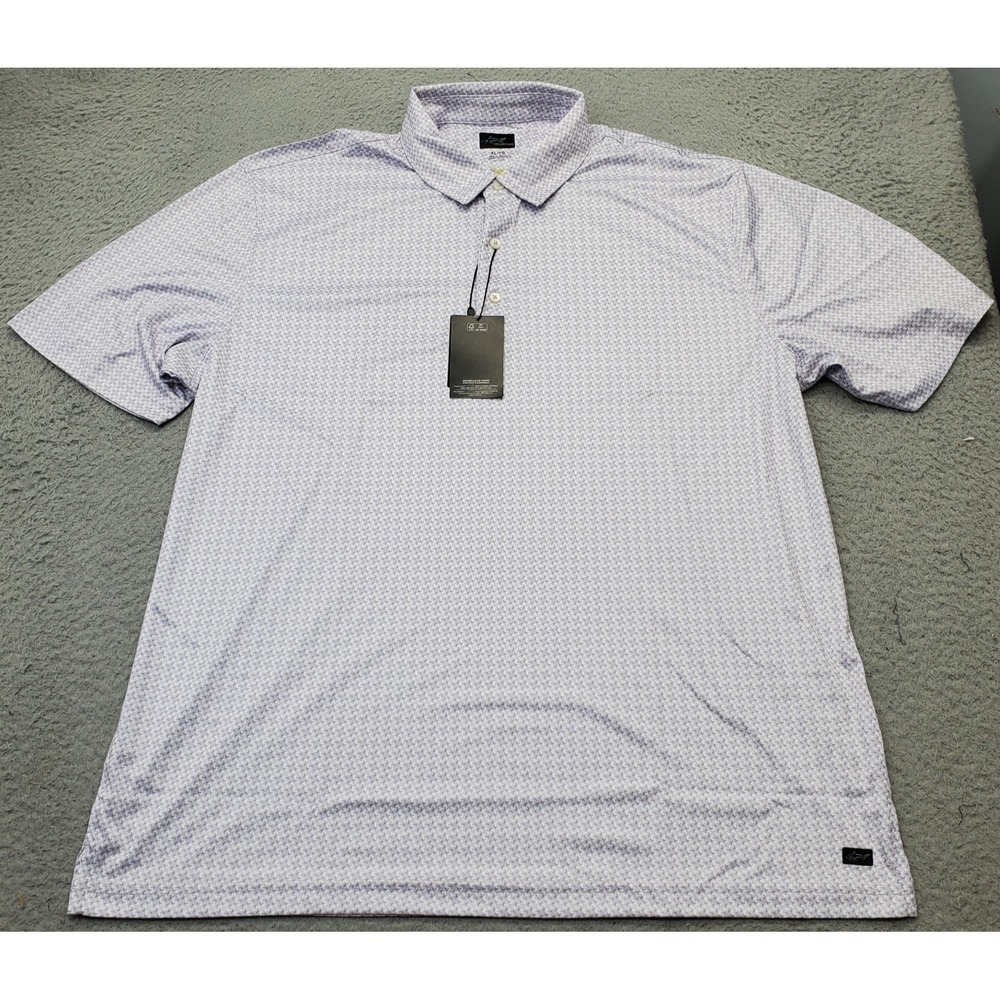 Greg Norman X-Lite Golf Polo Shirt Men XL Multi X-Treme Comfort Stretch Play Dry